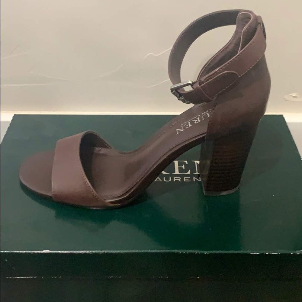 Lauren Ralph Lauren Wood Block Heels